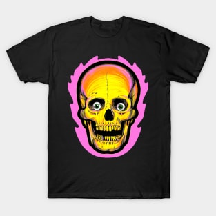 Vintage style Halloween Skull T-Shirt